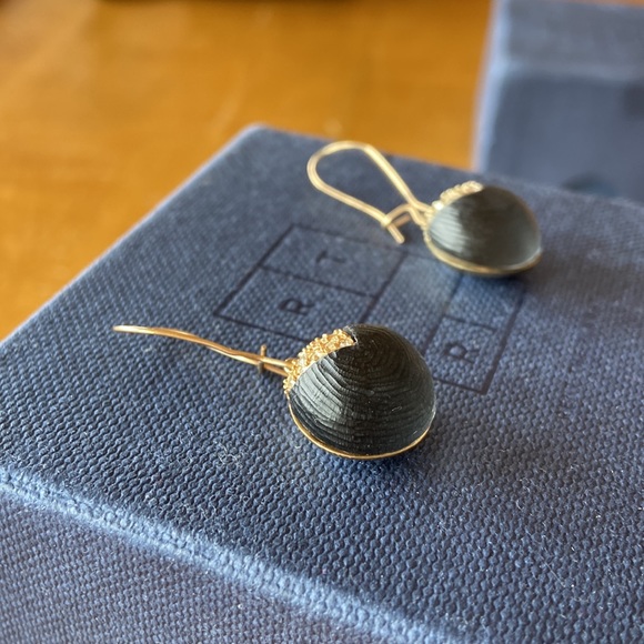 Alexis Bittar - Origami Inlay Dangling Sphere Earrings - O/S - Picture 6 of 7